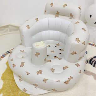 Tiger Head Inflatable Baby Sofa