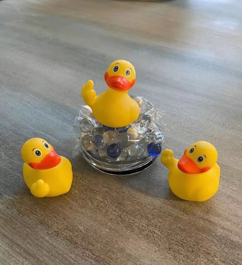 Middle Finger Plastic Small Yellow Duck