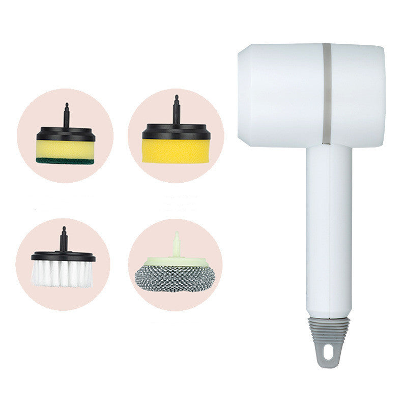 Cleaning Brush Dishwashing Brush Automatic Wireless USB Rechargeable Kitchen Bathtub Tile Cleaning Brushes