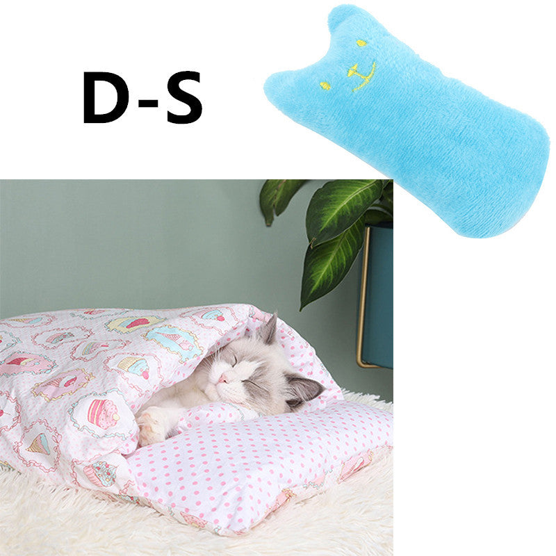 Cat Litter Winter Warm Cat Closed Removable And Washable Quilt