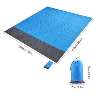 Portable Waterproof Picnic Mat Beach Mat Pocket Blanket