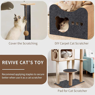 Pruning Cat Scratch Self-adhesive Carpet Mat Suitable Tree Cats