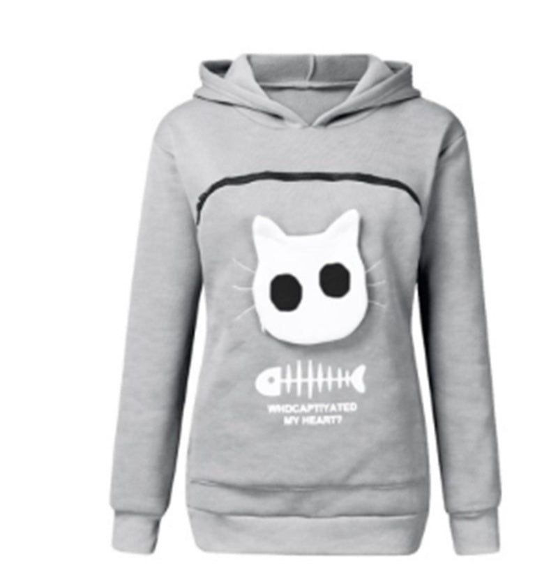 Cat Lovers Hoodie Kangaroo Dog Pet Paw Dropshipping Pullove