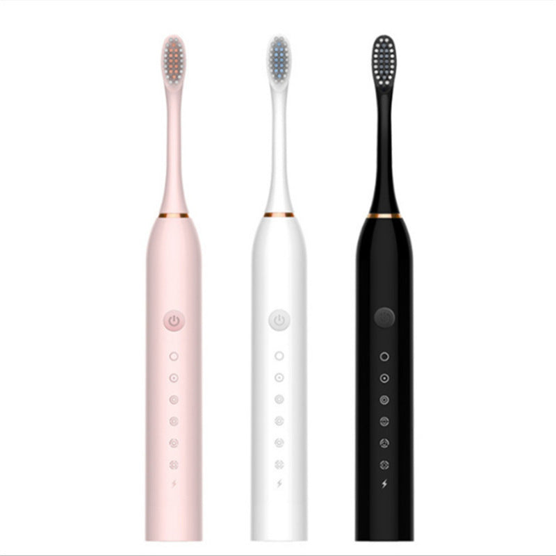 Smart Vibration Soft Bristle Rechargeable Toothbrush