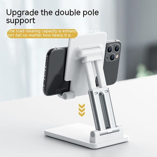 Desktop Double-pole Mobile Phone Foldable And Hoisting Multifunction Bracket