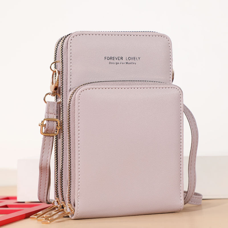 Large-capacity Multi-functional Solid Color Fashion Simple Shoulder Bag Women's