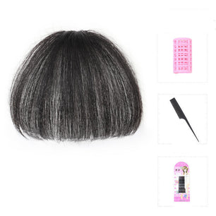 French 3d Air Bangs Wig Female Character Natural And Realistic Invisible Real Hair Piece