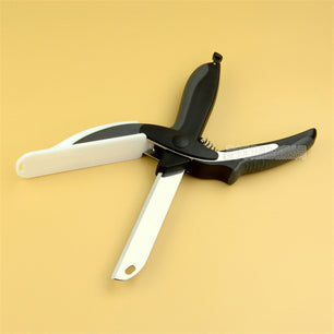 Stainless Steel Scissors Multifunctional Scissors Cutting Machine 2 In 1 Cutting Board Utility Knife