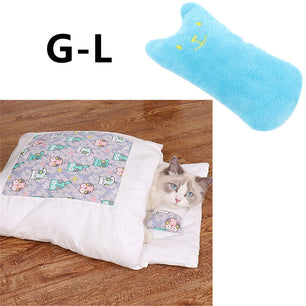 Cat Litter Winter Warm Cat Closed Removable And Washable Quilt