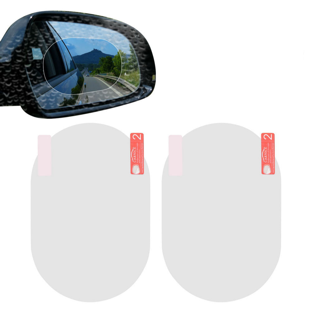 Oval Anti-Moist Waterproof Side Mirror Sticker