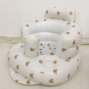 Tiger Head Inflatable Baby Sofa