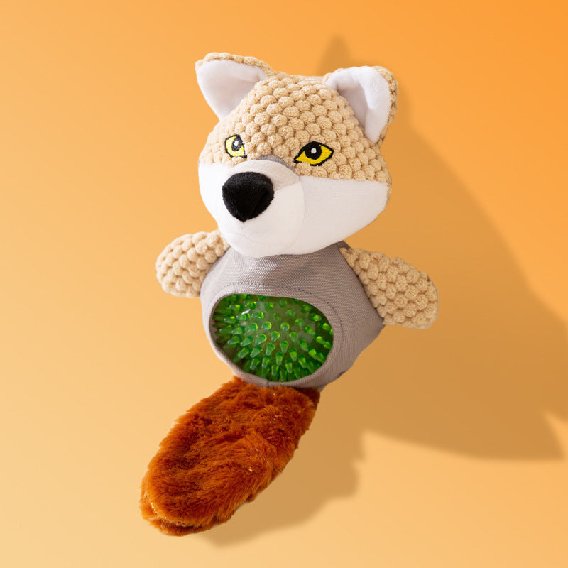 Sound Plush Pet Toy With Molars Relieving Boredom