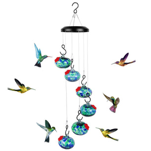 New Charming Wind Chimes Hummingbird Feeders