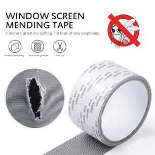 Invisible Tape For Repairing Square Screen Window