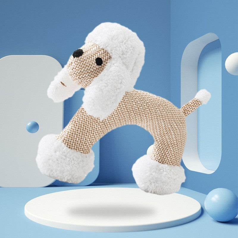 Sound Plush Pet Toy With Molars Relieving Boredom