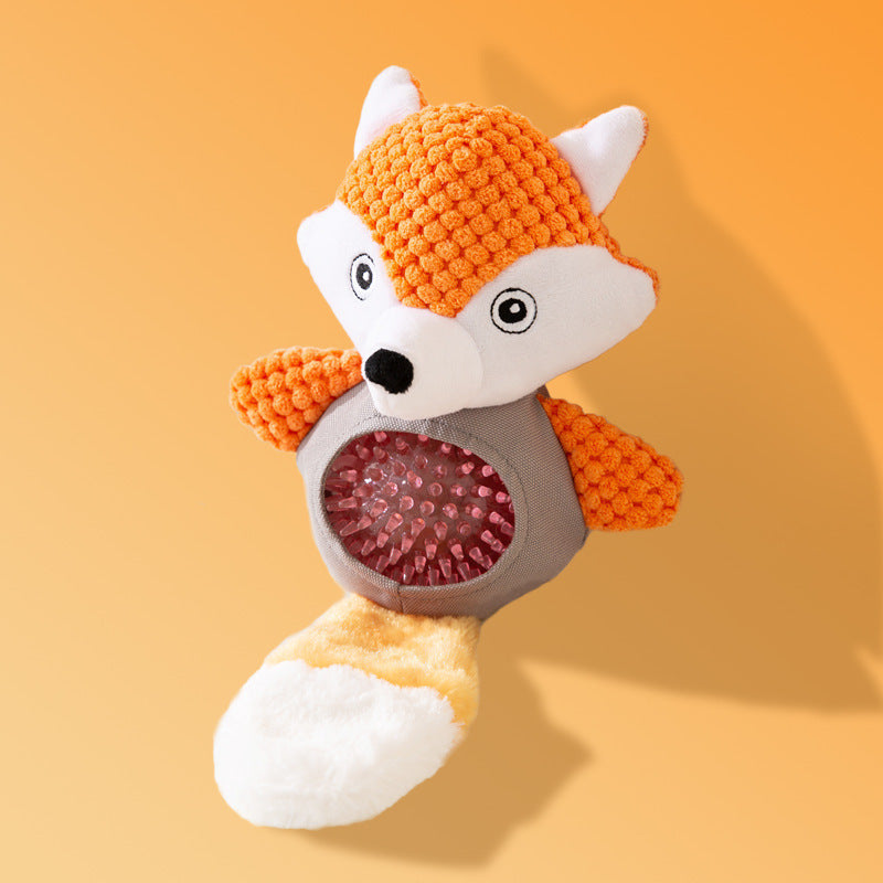 Sound Plush Pet Toy With Molars Relieving Boredom