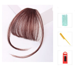 French 3d Air Bangs Wig Female Character Natural And Realistic Invisible Real Hair Piece