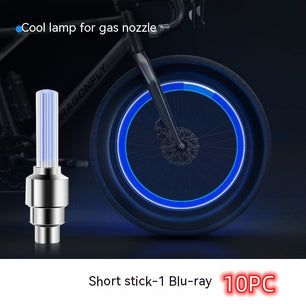 Neon Lights Tyre Wheel Valve Cap Light LED Car Tire Valve Caps Air Cover Tire Rim Valve Wheel Stem Cap Bike Light