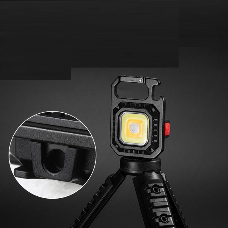 Outdoor Portable Portable Strong Light Multifunctional Mini Keychain Light