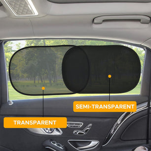 New Car Sunshade Electrostatic Adsorption Window Sunshade Net PVC Permeable Membrane Paste Side Window Mesh Sunscreen Heat Insulation