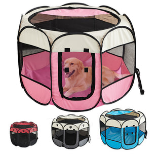 Pet Octagonal Cage Fence Folding Waterproof