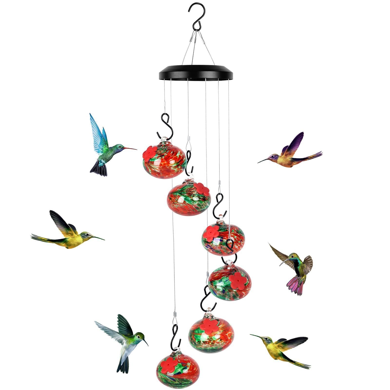 New Charming Wind Chimes Hummingbird Feeders