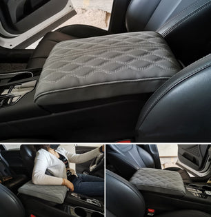 Four Seasons Universal Automobile Armrest Box Cover Heightening Insole Car Memory Foam Armrest Box Mat