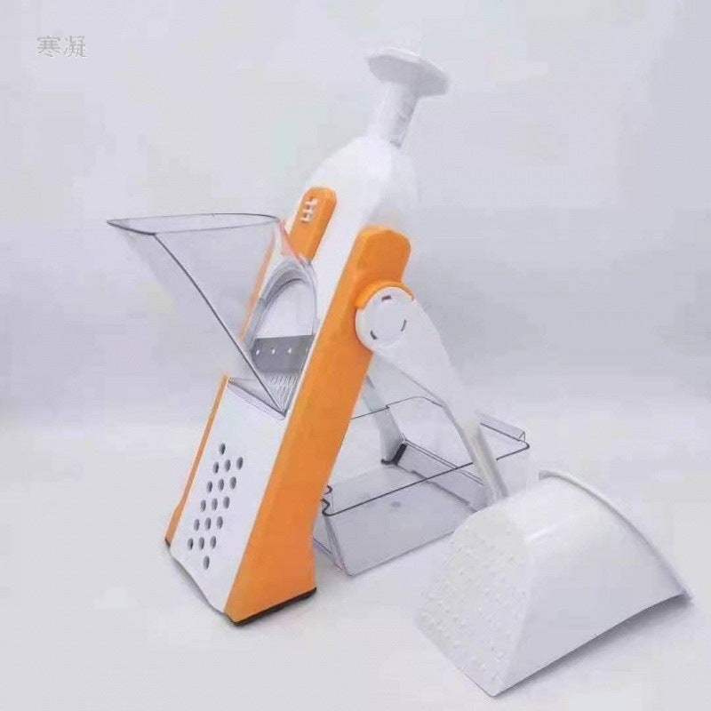 Vertical Four-in-one Slicer Does Not Hurt Your Hands. Household Kitchen Shredder Grater