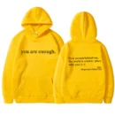 You are enough™ | Bekväm huvtröja