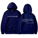 You are enough™ | Bekväm huvtröja