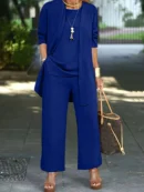 Cilla™ | Chic Enfärgat Tredelat Set